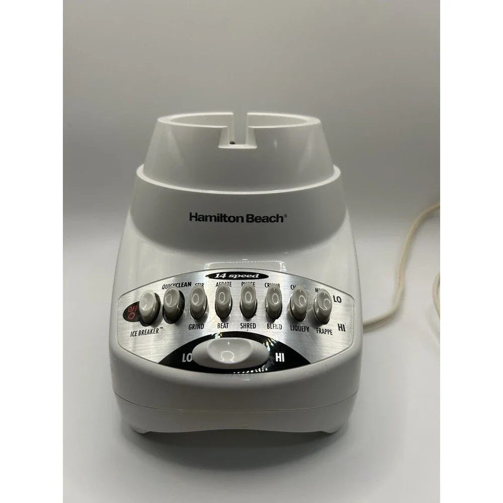Hamilton Beach Blender Base Only Model 54250 Works  14 speed Replacement OEM